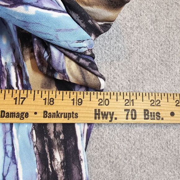 Alberto Makali Vintage Open Blazer Cuff Sleeve Abstract Artsy Funky Multicolor L - Picture 8 of 12